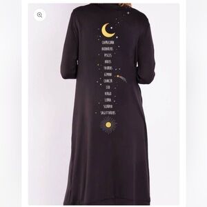 Butter soft los Angeles trading company cardigan with zodiac signs. S/M